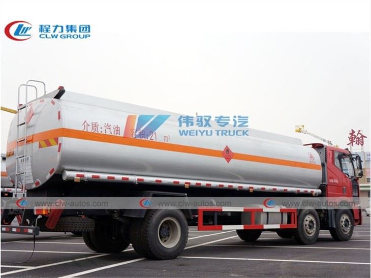 20m3 20ton FAW J5 Diesel Refilling Tank Truck For Mining Construction Equipment