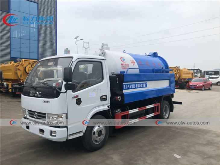 Dongfeng 6CBM Combined Sewage Suction High Pressure Jetting Truck