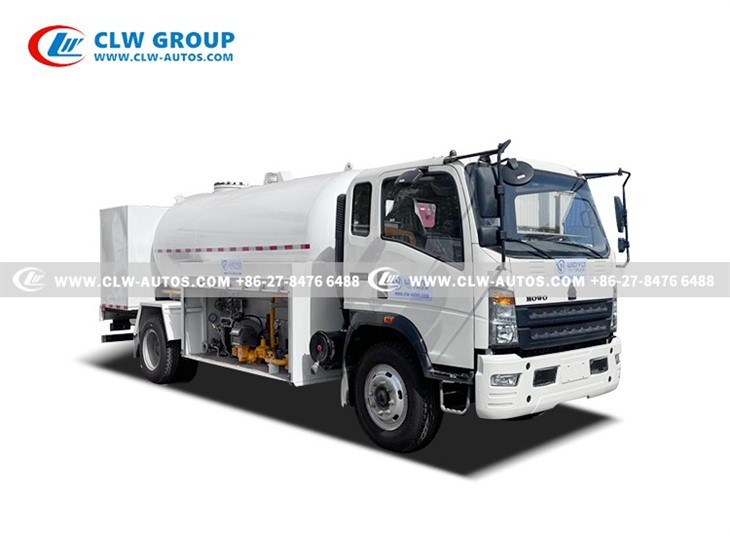 10,000 Liters Double-gun LPG Bobtail Truck