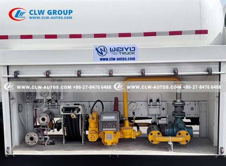10,000 Liters Double-gun LPG Bobtail Truck