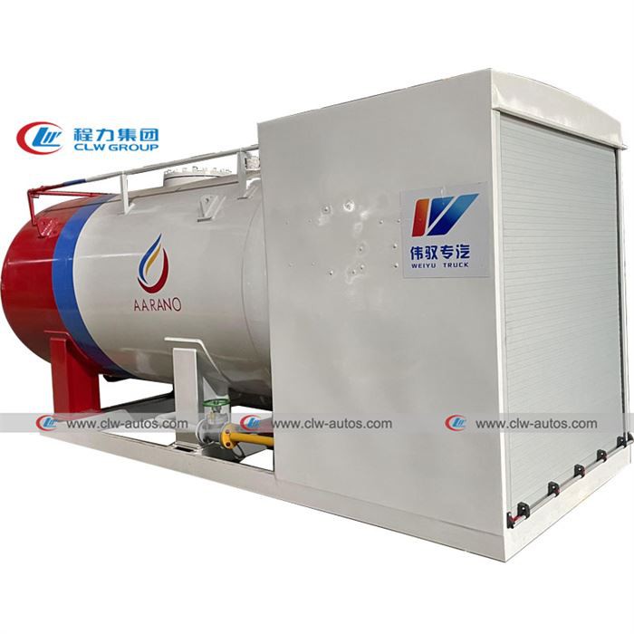 10,000L 5MT LPG Gas Filling Skid Station