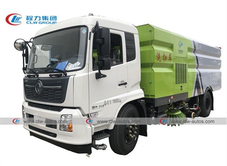 10,000Liters Vacuum Road Washing Sweeper Truck