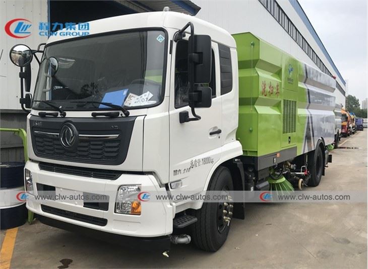 10,000Liters Vacuum Road Washing Sweeper Truck