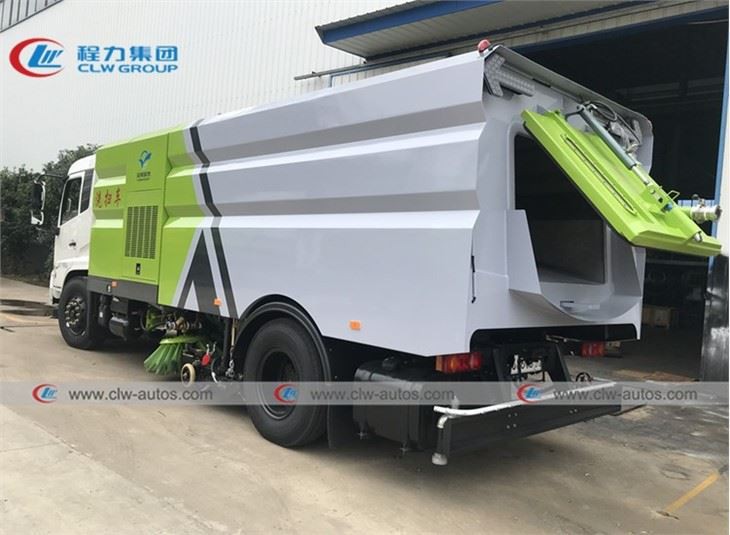 10,000Liters Vacuum Road Washing Sweeper Truck