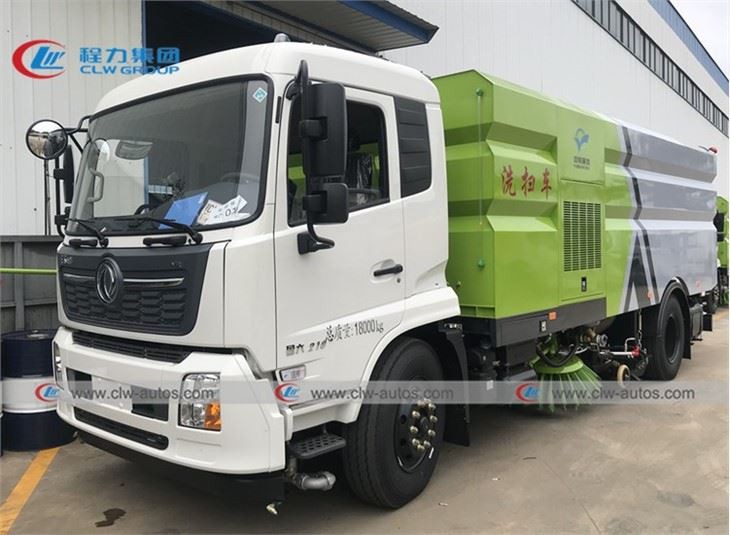 10,000Liters Vacuum Road Washing Sweeper Truck