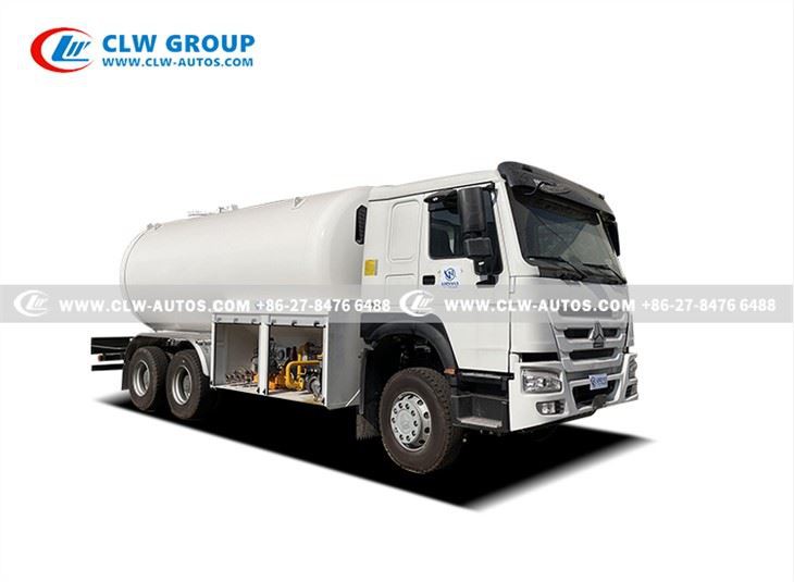 10 Metric Tons 23CBM LPG Bobtail Tank Truck