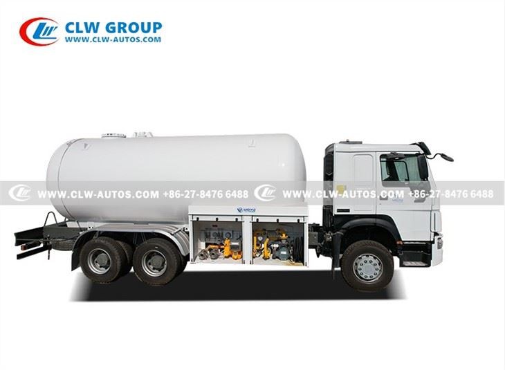 10 Metric Tons 23CBM LPG Bobtail Tank Truck