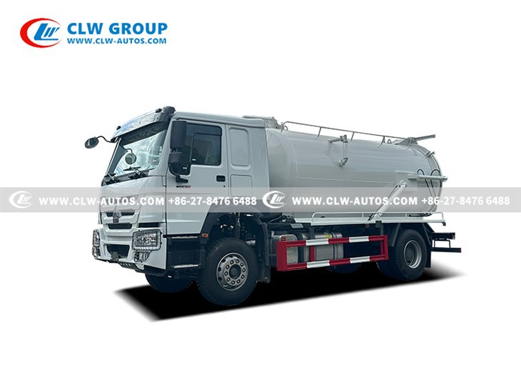 10 Tons Vacuum Cesspit Truck SINOTRUK HOWO