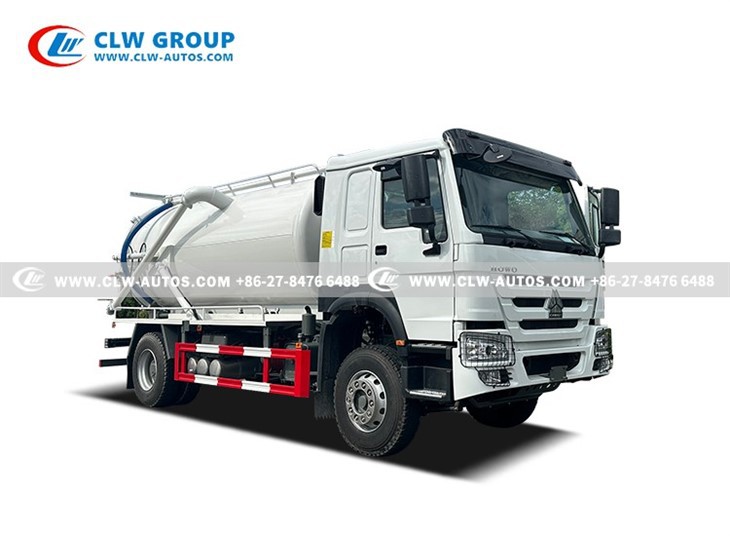10 Tons Vacuum Cesspit Truck SINOTRUK HOWO