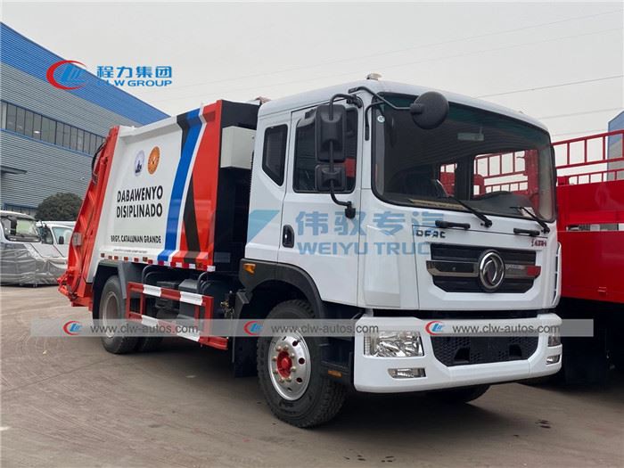 10CBM Dongfeng Garbage Compactor Truck