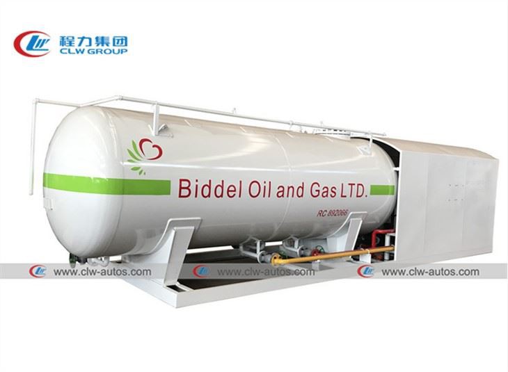 10m3 5Tons Skid LPG Cylinder Filling Tank Station