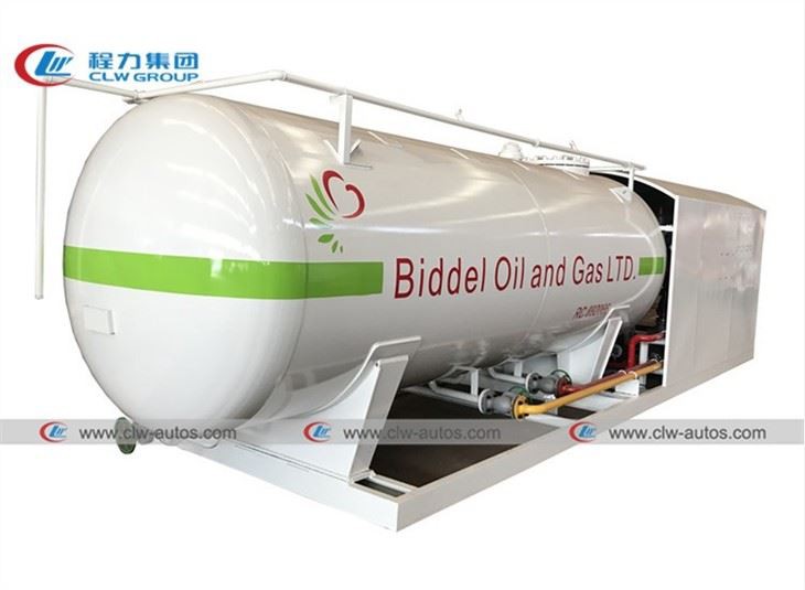 10m3 5Tons Skid LPG Cylinder Filling Tank Station