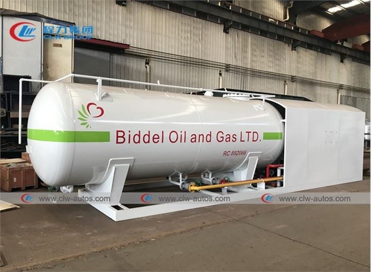 10m3 5Tons Skid LPG Cylinder Filling Tank Station
