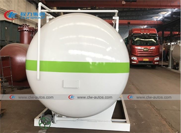 10m3 5Tons Skid LPG Cylinder Filling Tank Station