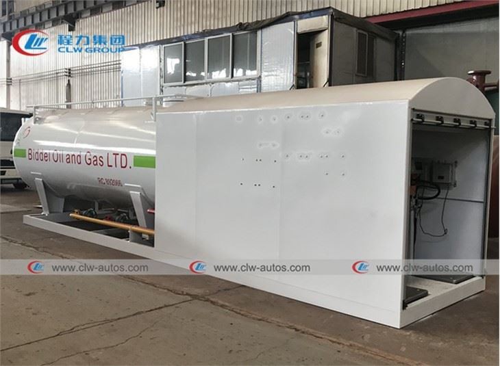 10m3 5Tons Skid LPG Cylinder Filling Tank Station