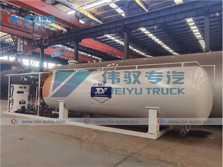 10MT 20,000L LPG Skid Filling Station with Dispenser