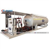 10MT 20,000L LPG Skid Filling Station with Dispenser