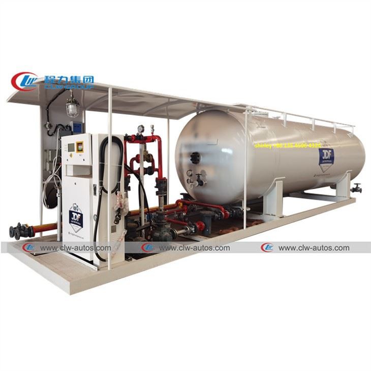10MT 20,000L LPG Skid Filling Station with Dispenser