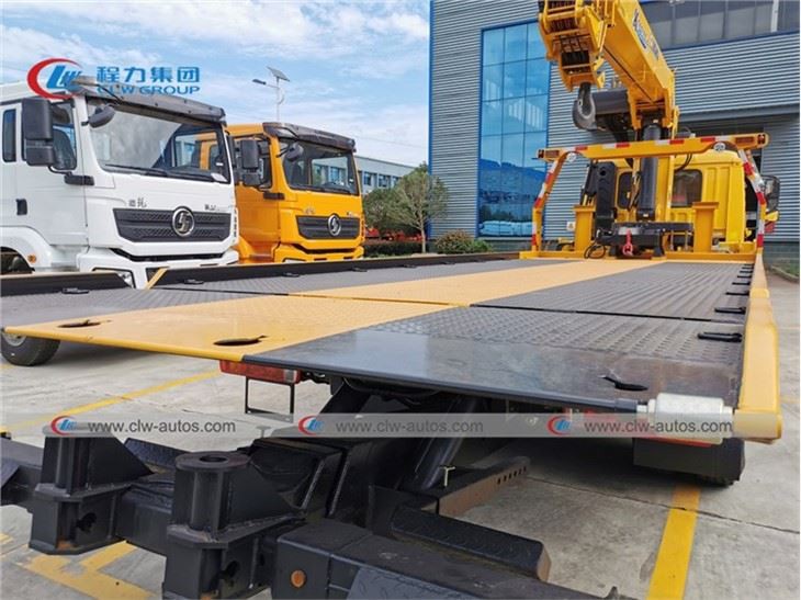 10Ton FAW Flatbed Wrecker Truck XCMG 8Ton Crane