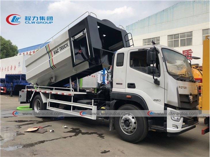 10Ton Foton Aumark Vacuum Sewer Jetting Truck