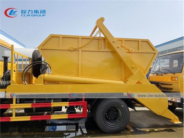 10Ton Swing Arm Skip Loader Garbage Truck