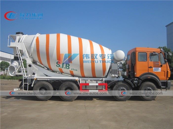 16CBM 8x4 Beiben Cement Mixer Truck