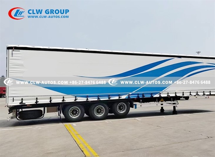 13.75m 40-Ton Curtain Side Semi Trailer