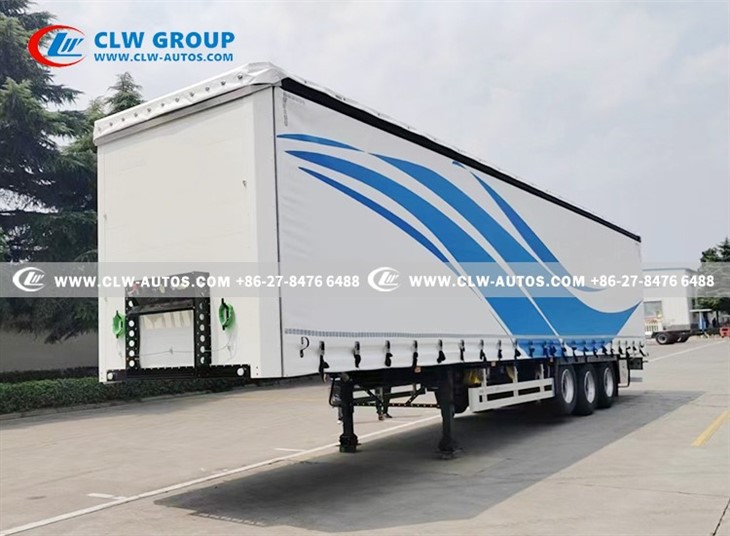13.75m 40-Ton Curtain Side Semi Trailer