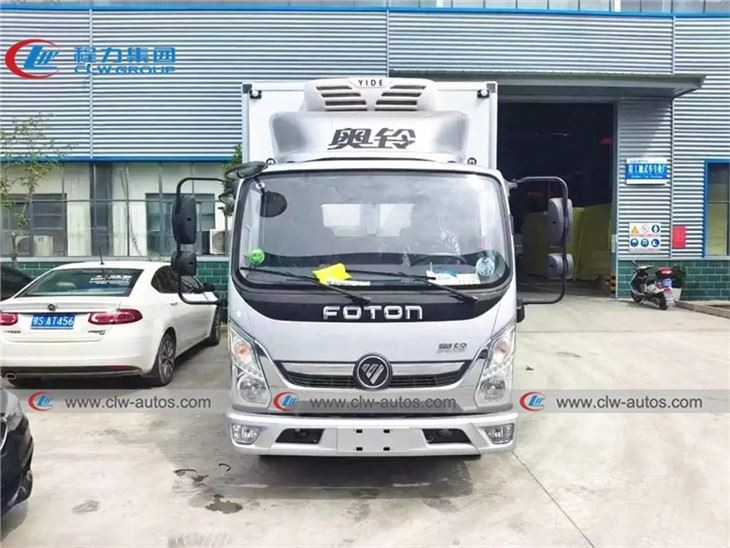 Foton 4ton 5ton Ice-cold Drinks Transport Refrigerated Van Truck