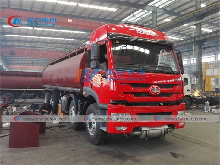 FAW J5M 30000L Diesel Transportation Tanker Truck With Flow Meter