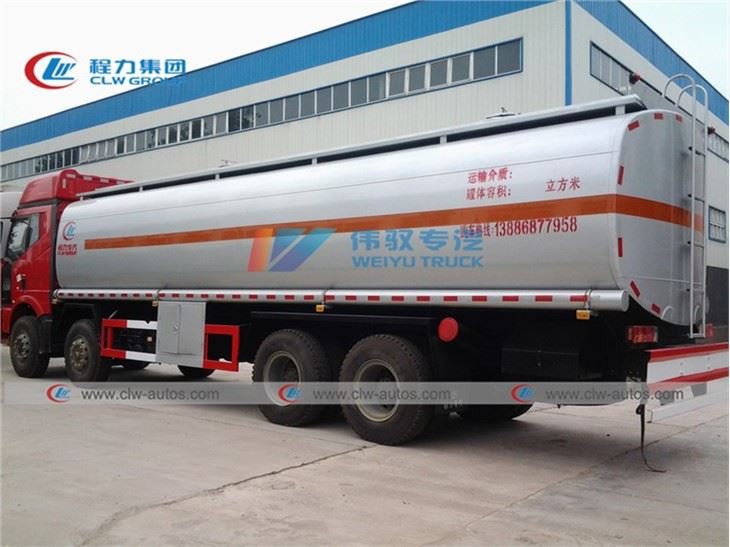 FAW J5M 30000L Diesel Transportation Tanker Truck With Flow Meter