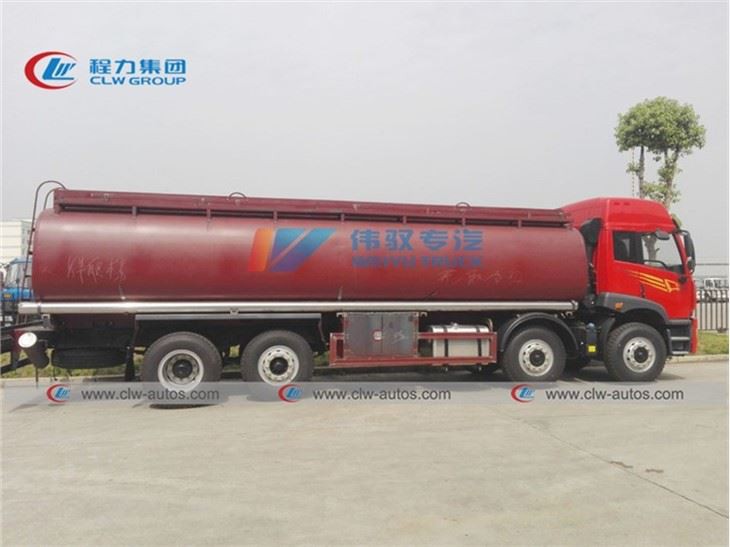 FAW J5M 30000L Diesel Transportation Tanker Truck With Flow Meter