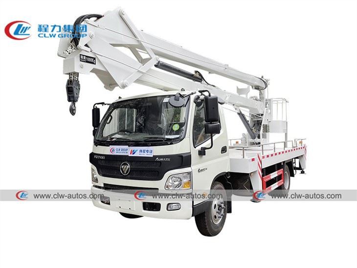 16Meter FOTON RHD Folding Boom Aerial Working Truck