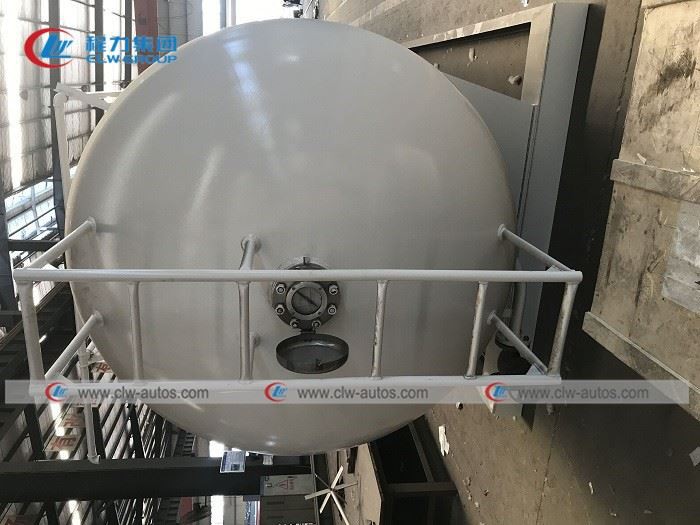 15,000liters 7.5mt Cooking Gas Cylinder Filling Tank Plant 15cbm LPG Skid Station