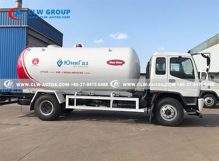 15 Cubic Meters ISUZU LPG Gas Filling Tanker Truck