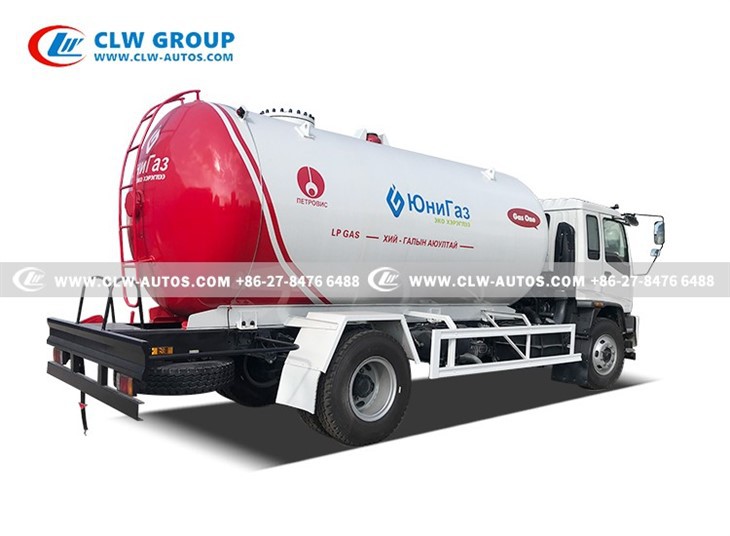 15 Cubic Meters ISUZU LPG Gas Filling Tanker Truck