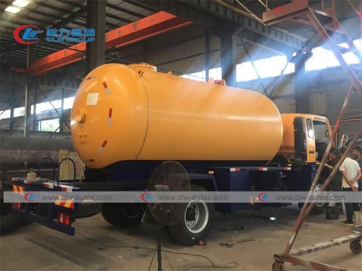 15000Liter Sinotruk Propane Delivery Tank Truck