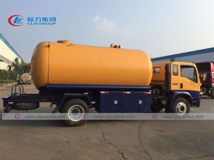 15000Liter Sinotruk Propane Delivery Tank Truck