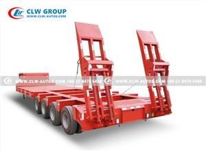150Ton 4 Lines 8 Axles Lowbed Semi Trailer