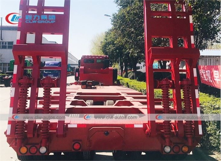 150Ton 4 Lines 8 Axles Lowbed Semi Trailer