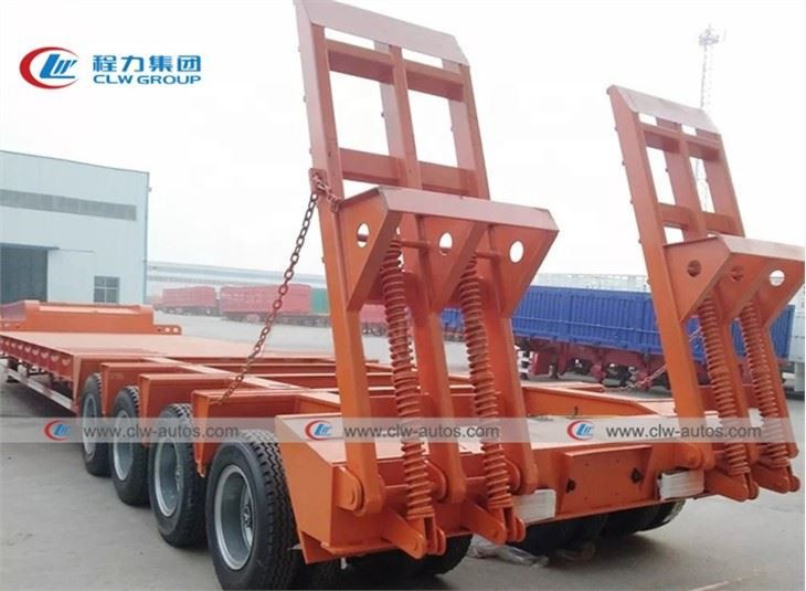 150Ton 4 Lines 8 Axles Lowbed Semi Trailer