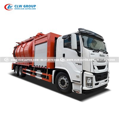15cbm ISUZU Cleaning And Sewage Suction Truck