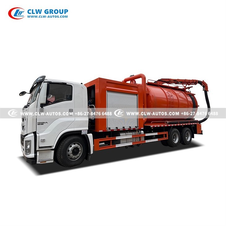 15cbm ISUZU Cleaning And Sewage Suction Truck