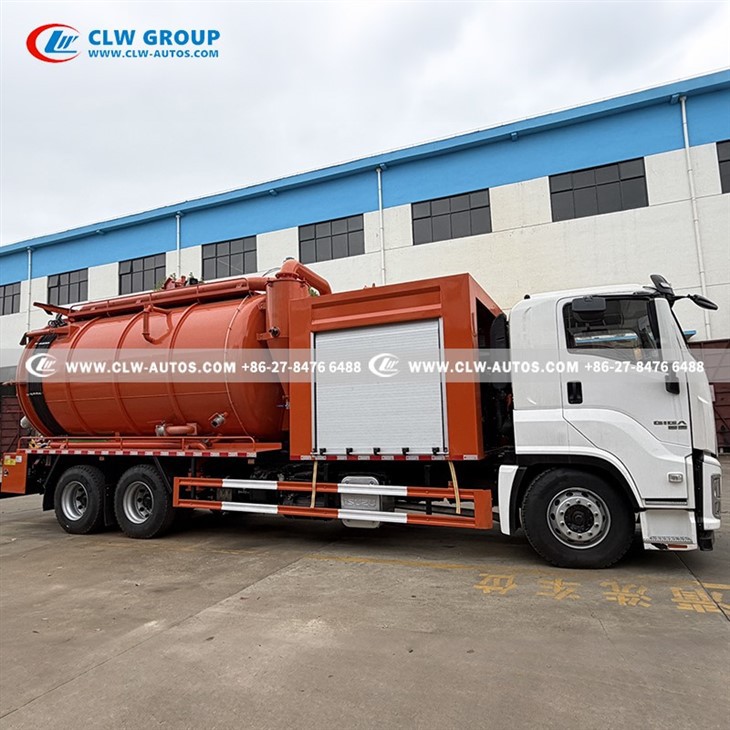 15cbm ISUZU Cleaning And Sewage Suction Truck