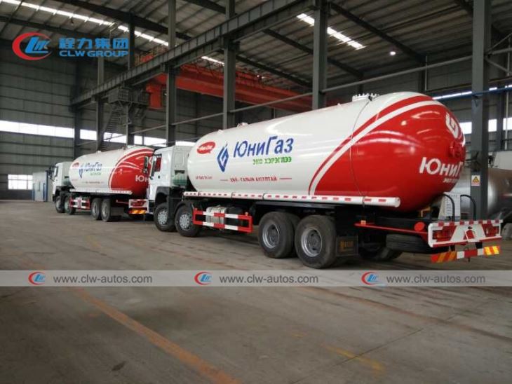 15Ton LP Gas Delivery Sinotruk Tank Truck