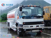 20000L 60000gallon Isuzu Diesel Transport Truck For Fuel Station Refilling
