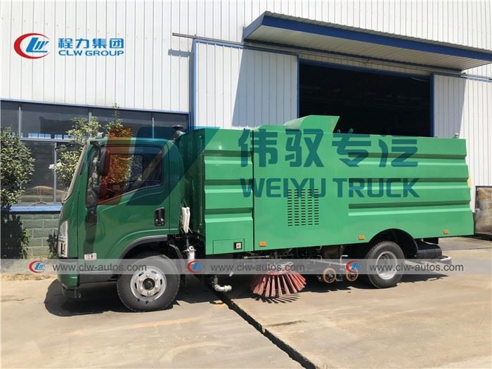 Shacman High Pressure Washing Sweeper Street Road Cleaning Truck