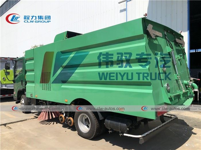 Shacman High Pressure Washing Sweeper Street Road Cleaning Truck