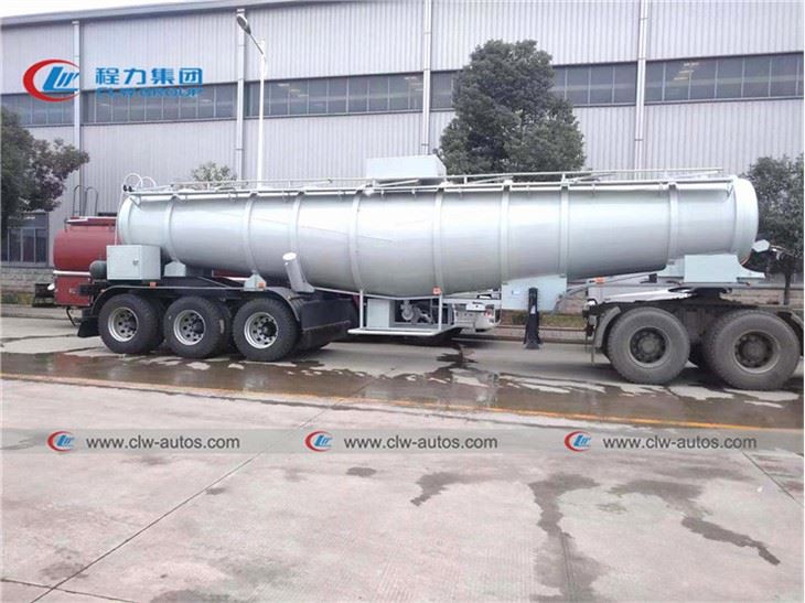 18cbm Tri-Axle Sulfuric Acid Chemical Tank Semi Trailer