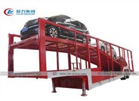 2 Axle 6 Or 8 Cars Carrier Semi Trailer
